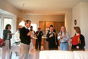 Photo at the house-warming party for Jean Nashed's new home