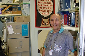 Photo of Paul in his office