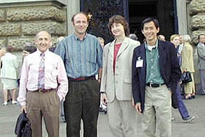 Photo of Vilo Pavliak, Laurie Mulard, and Alex Chang at the 20th International Carbohydrate Symposium