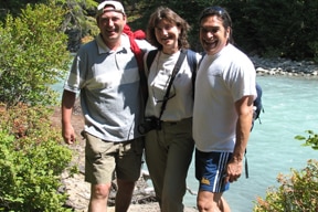 Photog of lab members at a meeting in Whistler, Canada
